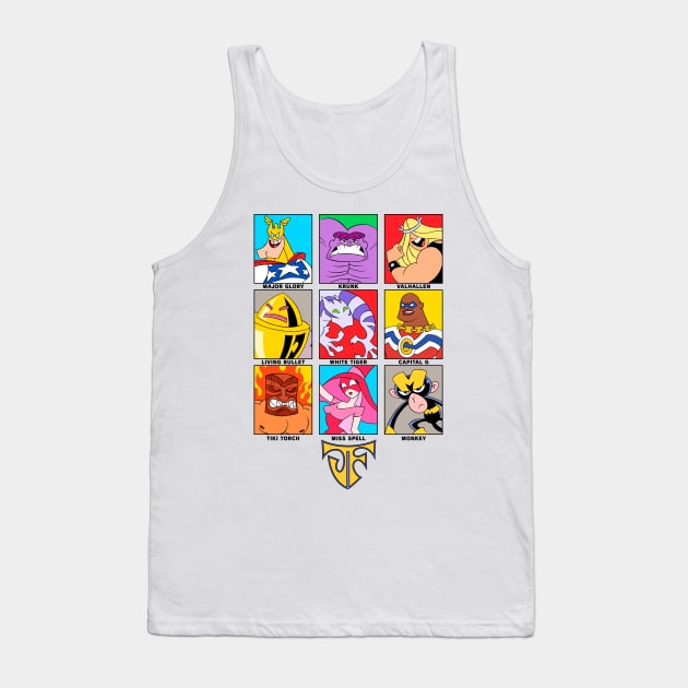 The Justice Friends Tank Top by FlamingFox